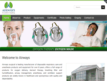 Tablet Screenshot of airwayssurgical.com